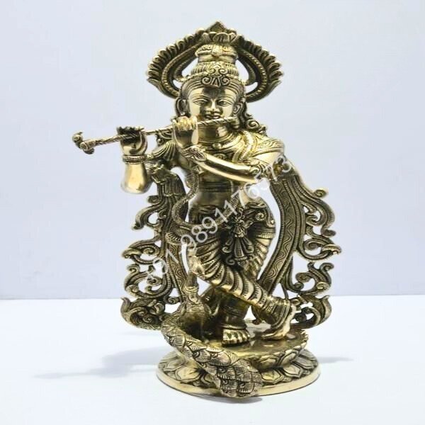 BRASS GOD STATUE